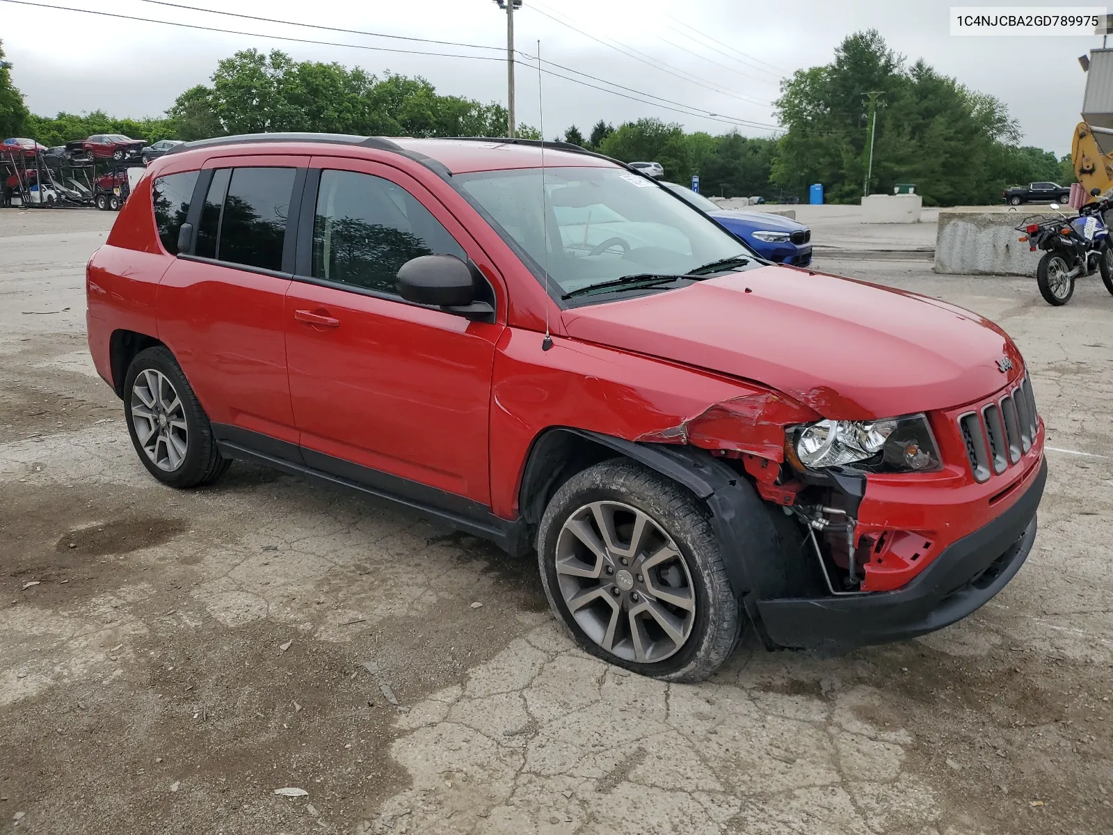 2016 Jeep Compass Sport VIN: 1C4NJCBA2GD789975 Lot: 55741514