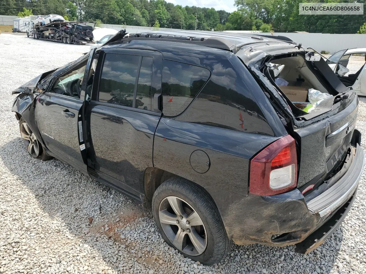 2016 Jeep Compass Latitude VIN: 1C4NJCEA6GD806658 Lot: 55742614