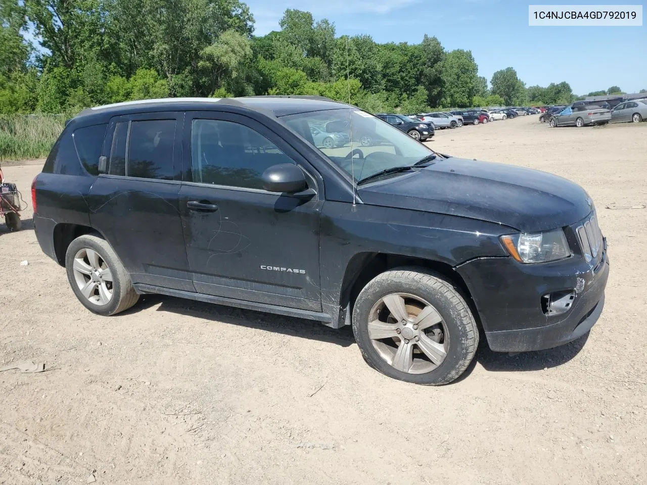 2016 Jeep Compass Sport VIN: 1C4NJCBA4GD792019 Lot: 56638814