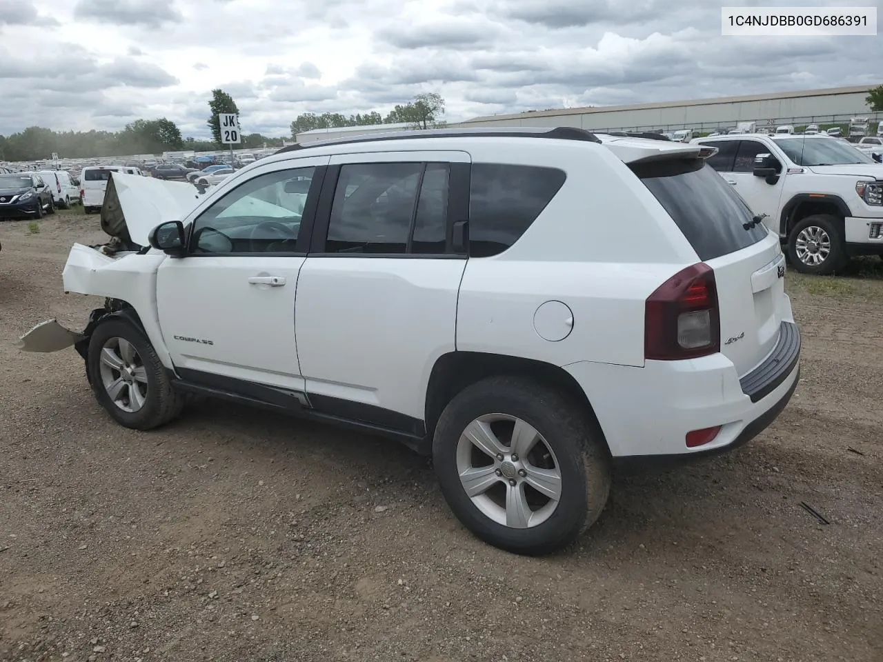 1C4NJDBB0GD686391 2016 Jeep Compass Sport