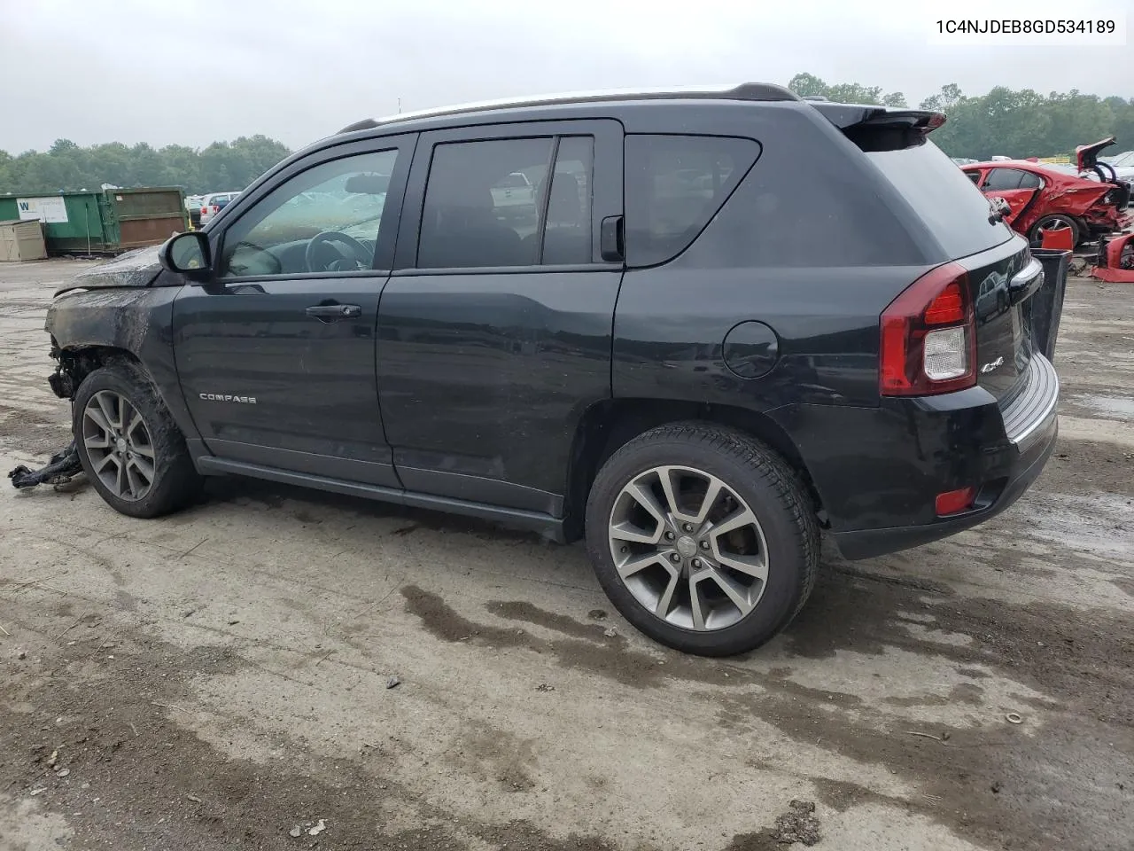 2016 Jeep Compass Latitude VIN: 1C4NJDEB8GD534189 Lot: 57779453