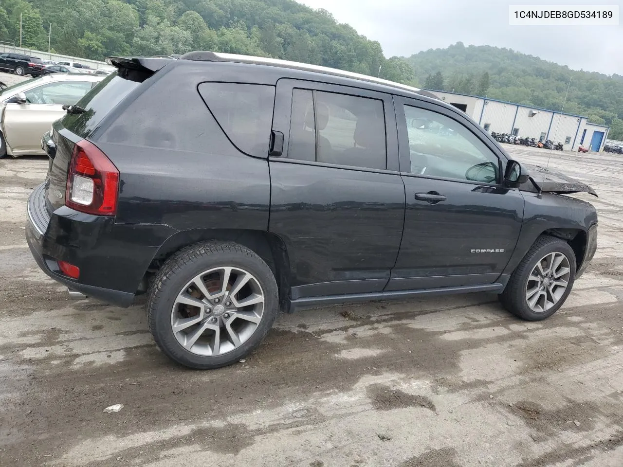 2016 Jeep Compass Latitude VIN: 1C4NJDEB8GD534189 Lot: 57779453