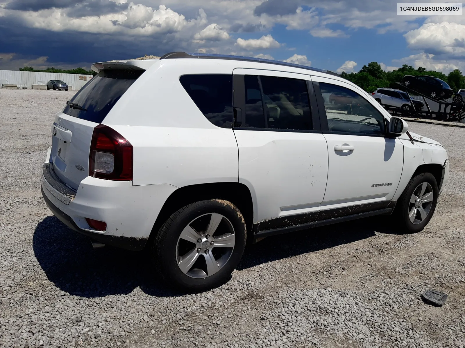 2016 Jeep Compass Latitude VIN: 1C4NJDEB6GD698069 Lot: 58008714