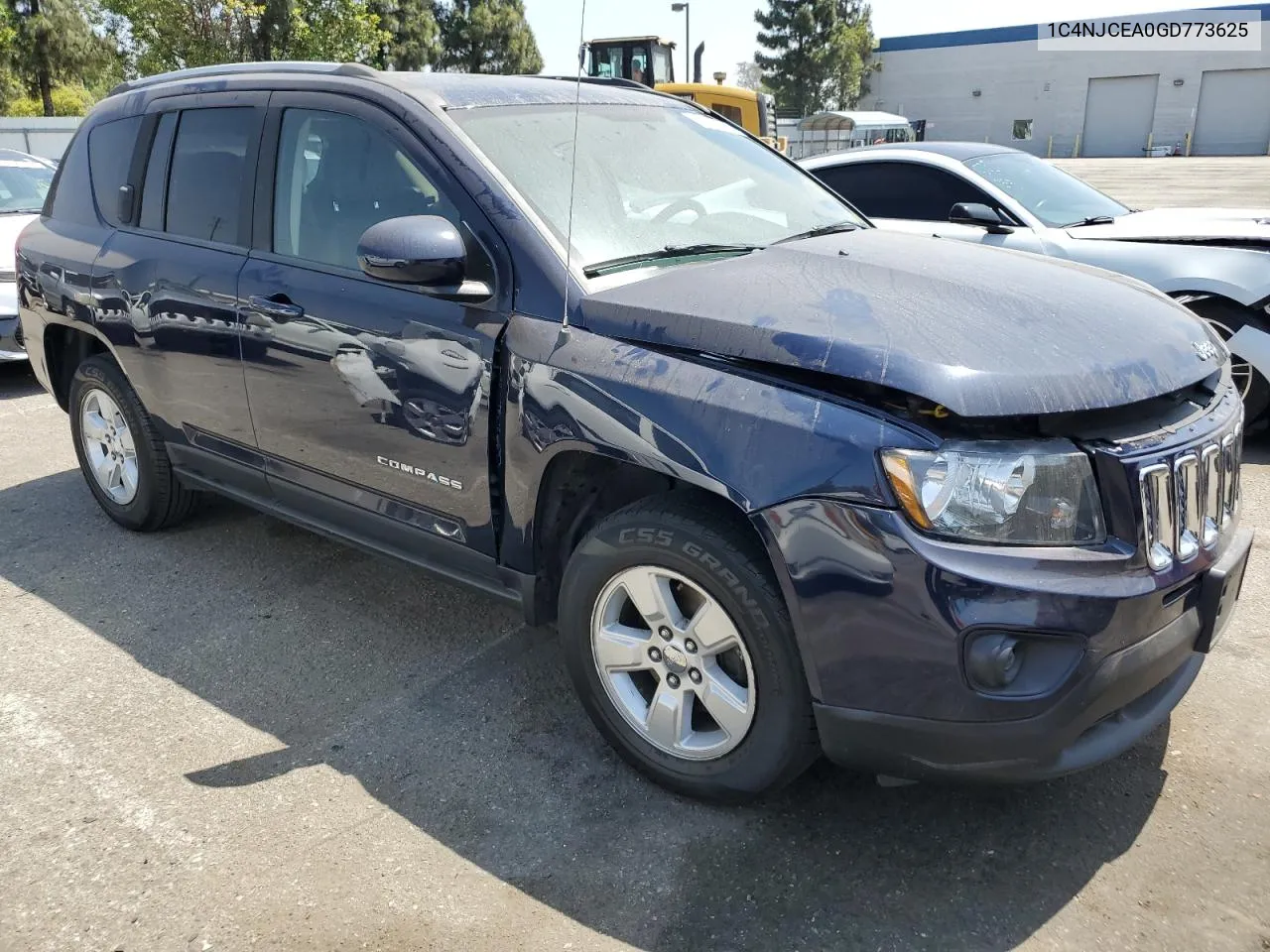 2016 Jeep Compass Latitude VIN: 1C4NJCEA0GD773625 Lot: 58914784