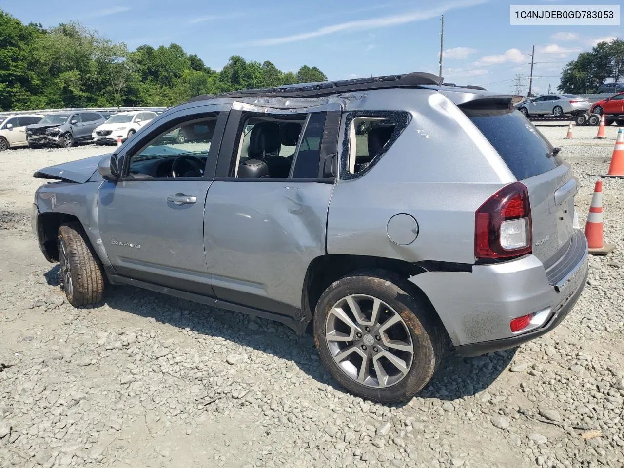 2016 Jeep Compass Latitude VIN: 1C4NJDEB0GD783053 Lot: 61160024