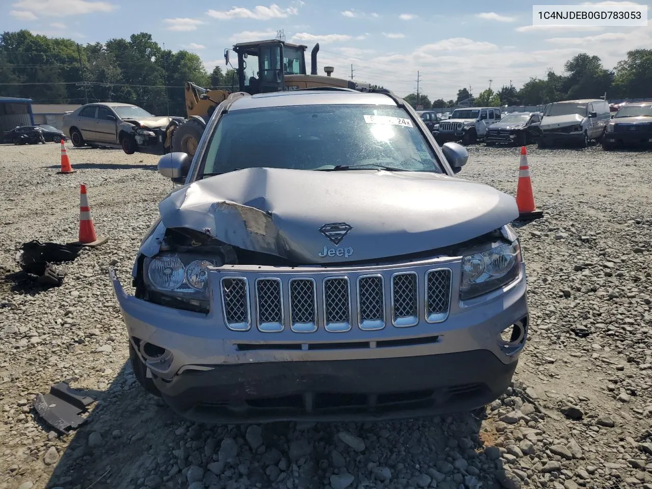 2016 Jeep Compass Latitude VIN: 1C4NJDEB0GD783053 Lot: 61160024