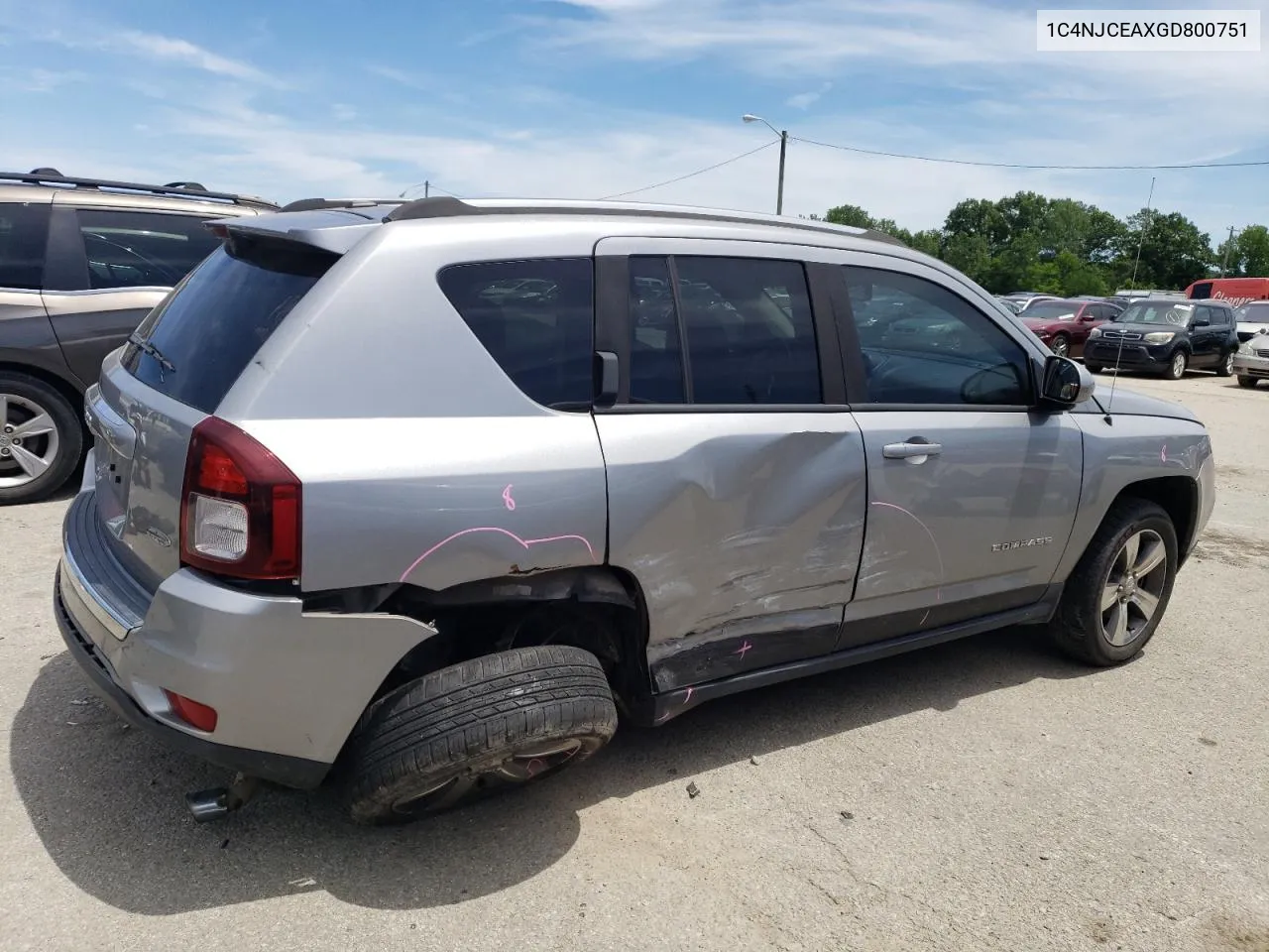 1C4NJCEAXGD800751 2016 Jeep Compass Latitude