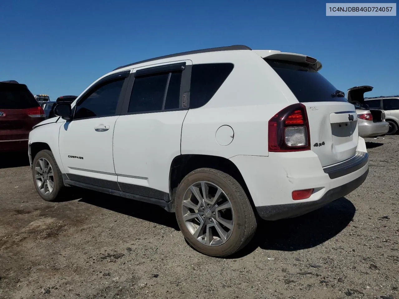 2016 Jeep Compass Sport VIN: 1C4NJDBB4GD724057 Lot: 61378684