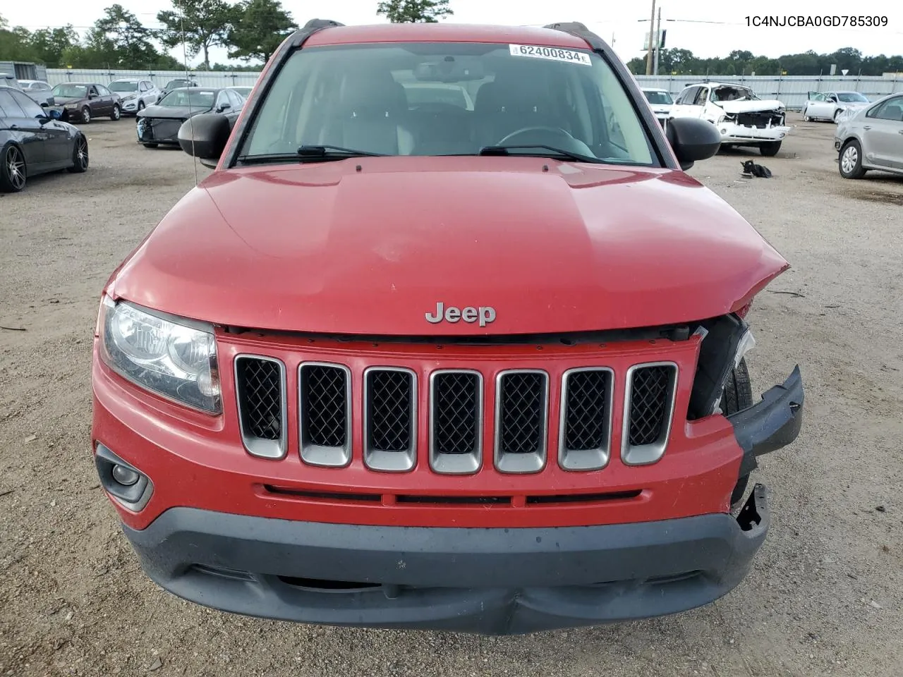 2016 Jeep Compass Sport VIN: 1C4NJCBA0GD785309 Lot: 62400834