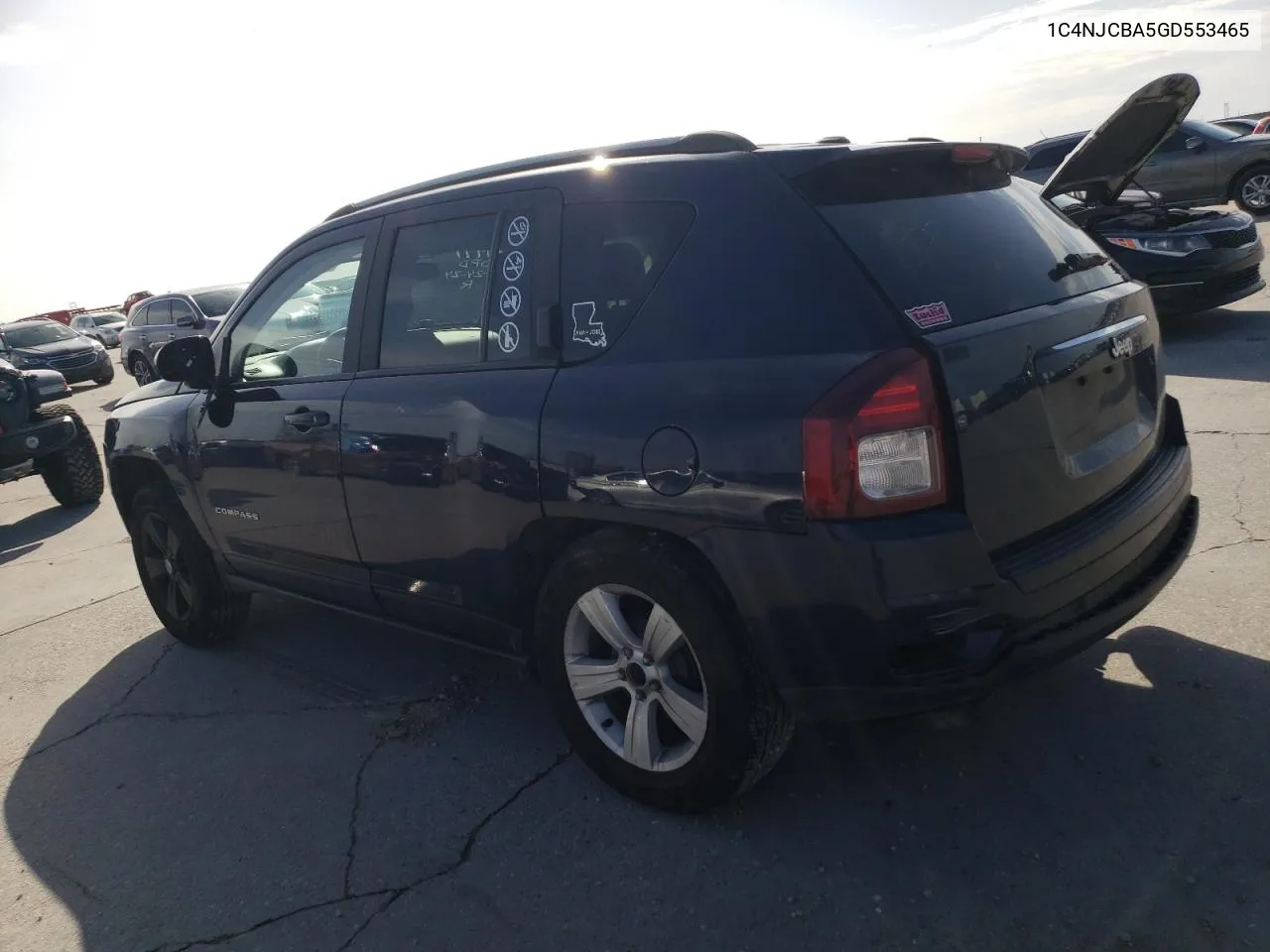 2016 Jeep Compass Sport VIN: 1C4NJCBA5GD553465 Lot: 64790054