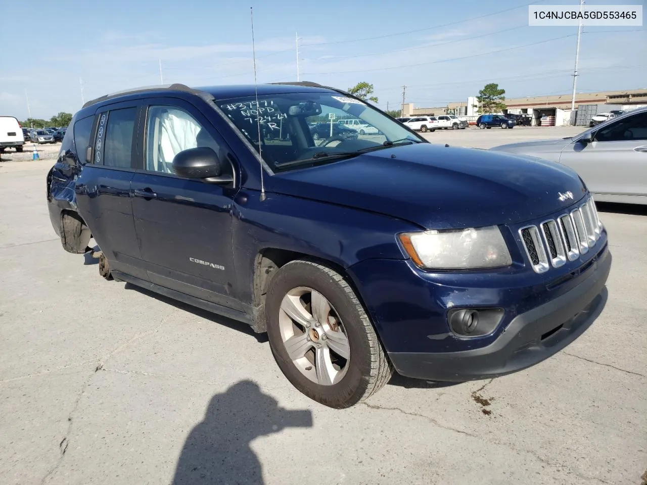 2016 Jeep Compass Sport VIN: 1C4NJCBA5GD553465 Lot: 64790054