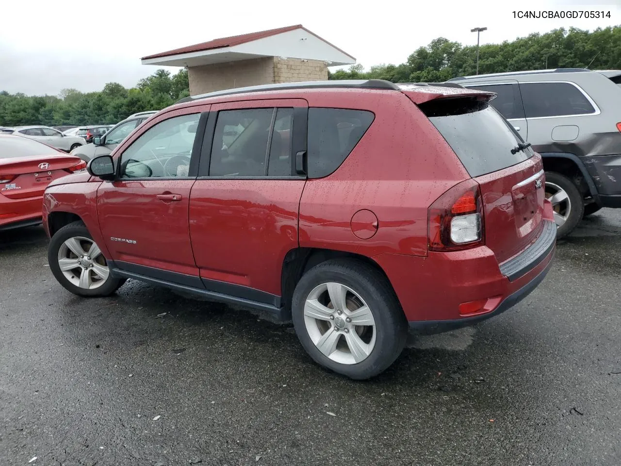 2016 Jeep Compass Sport VIN: 1C4NJCBA0GD705314 Lot: 65736634