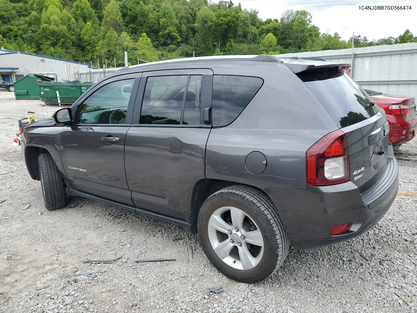 2016 Jeep Compass Sport VIN: 1C4NJDBB7GD566474 Lot: 66373354