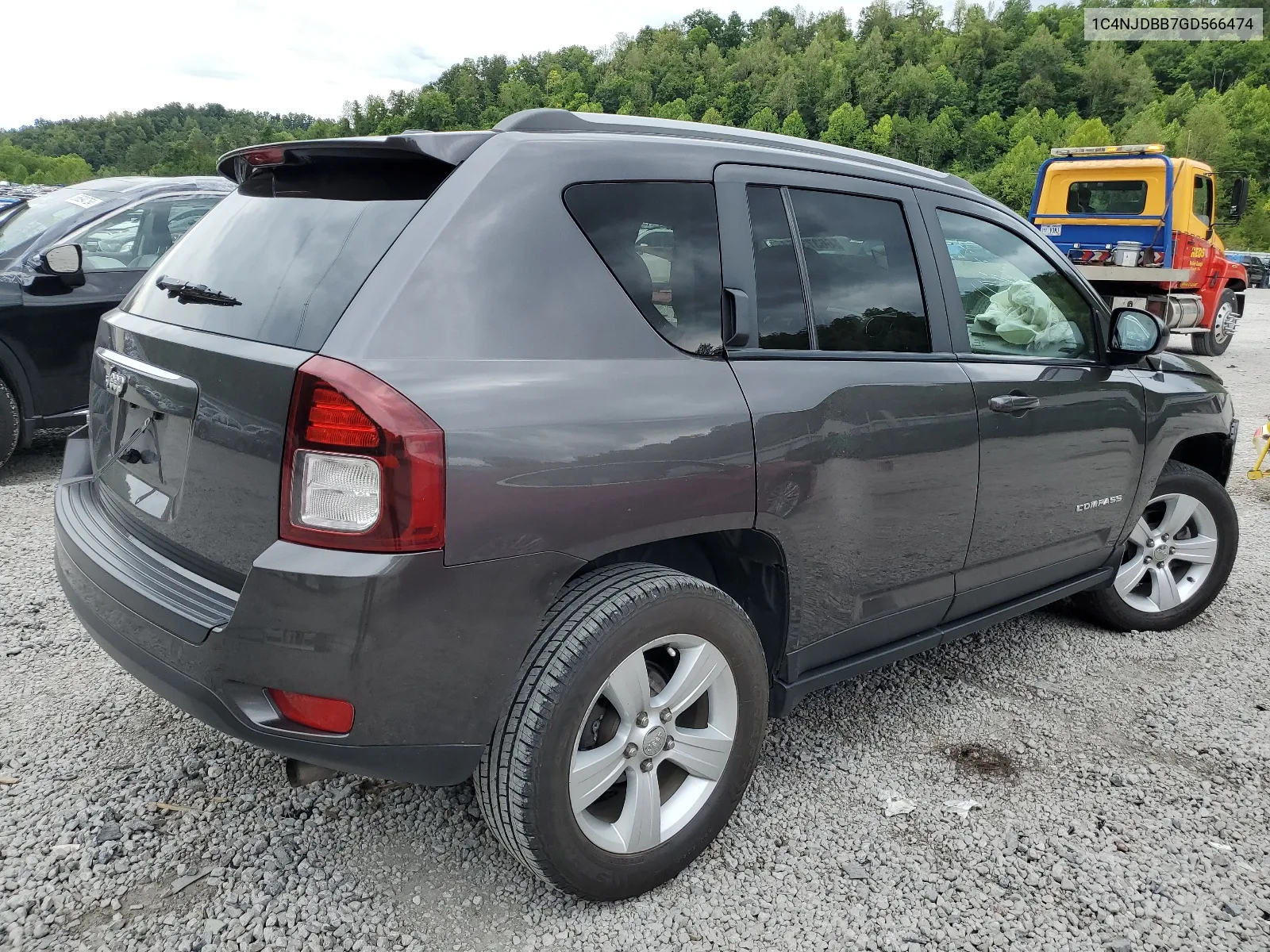 2016 Jeep Compass Sport VIN: 1C4NJDBB7GD566474 Lot: 66373354