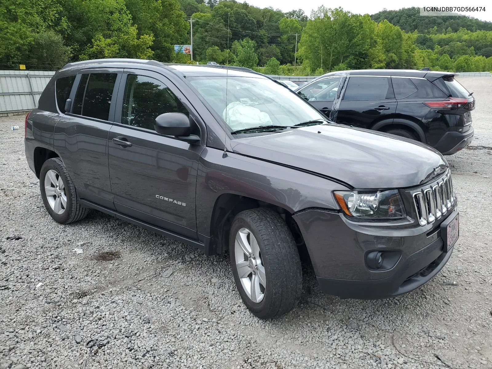 2016 Jeep Compass Sport VIN: 1C4NJDBB7GD566474 Lot: 66373354