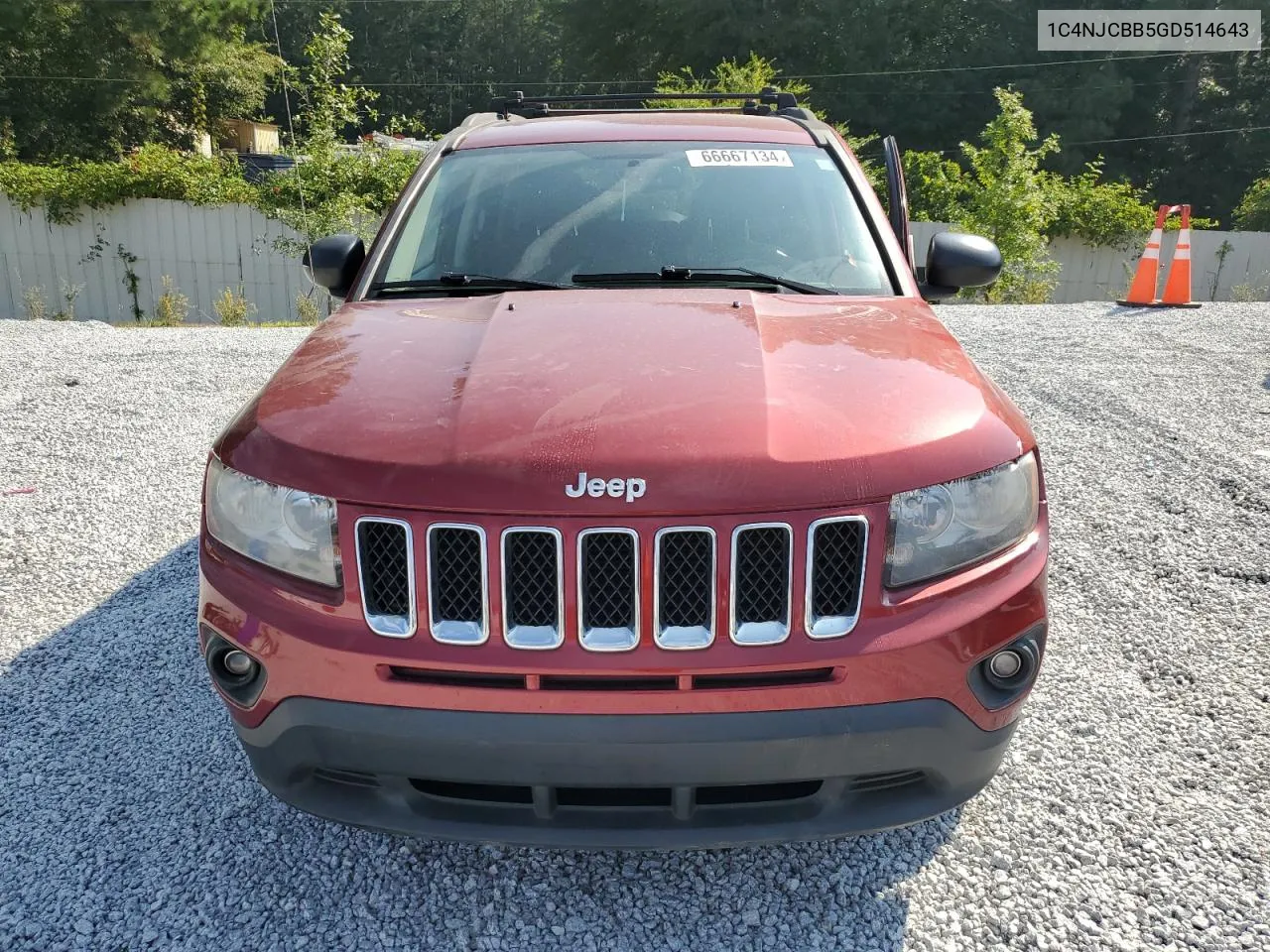 1C4NJCBB5GD514643 2016 Jeep Compass Sport