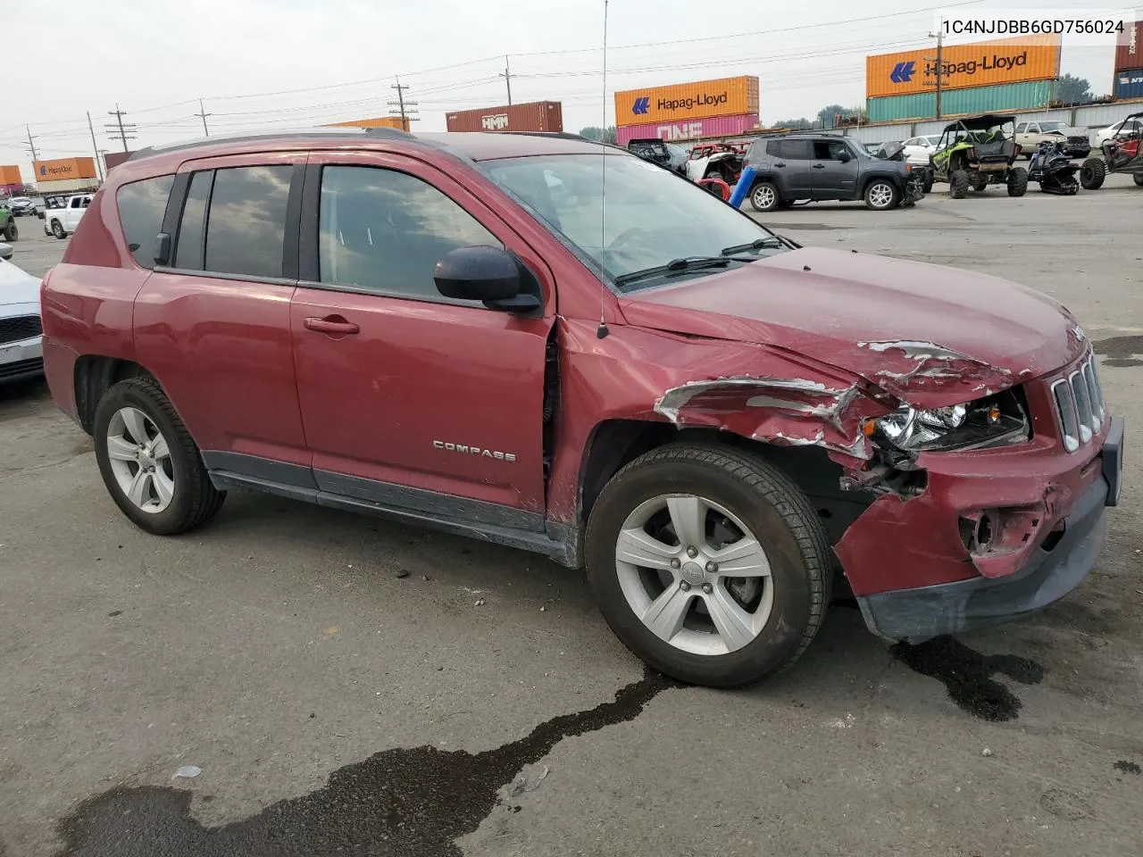 1C4NJDBB6GD756024 2016 Jeep Compass Sport