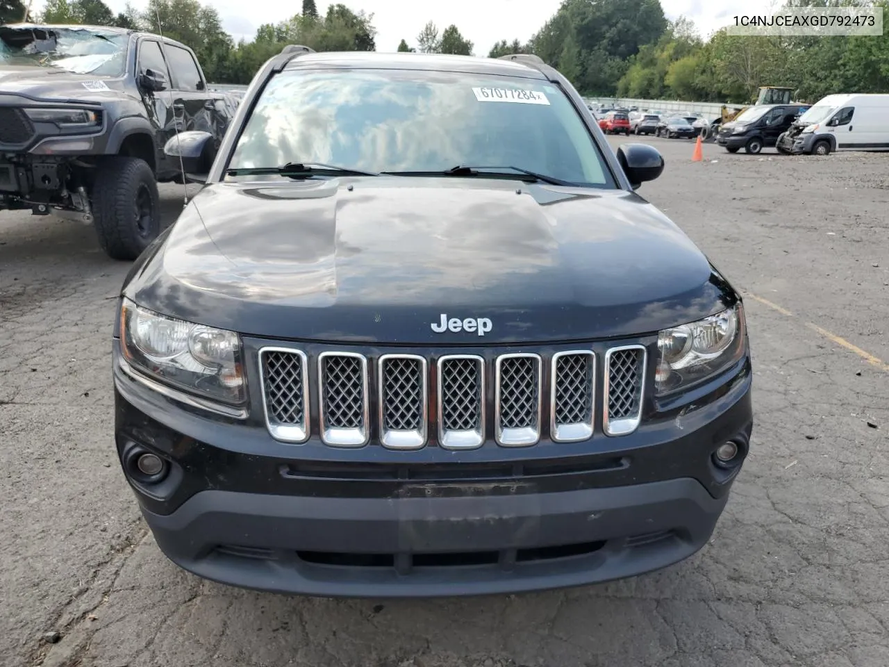 2016 Jeep Compass Latitude VIN: 1C4NJCEAXGD792473 Lot: 67077284