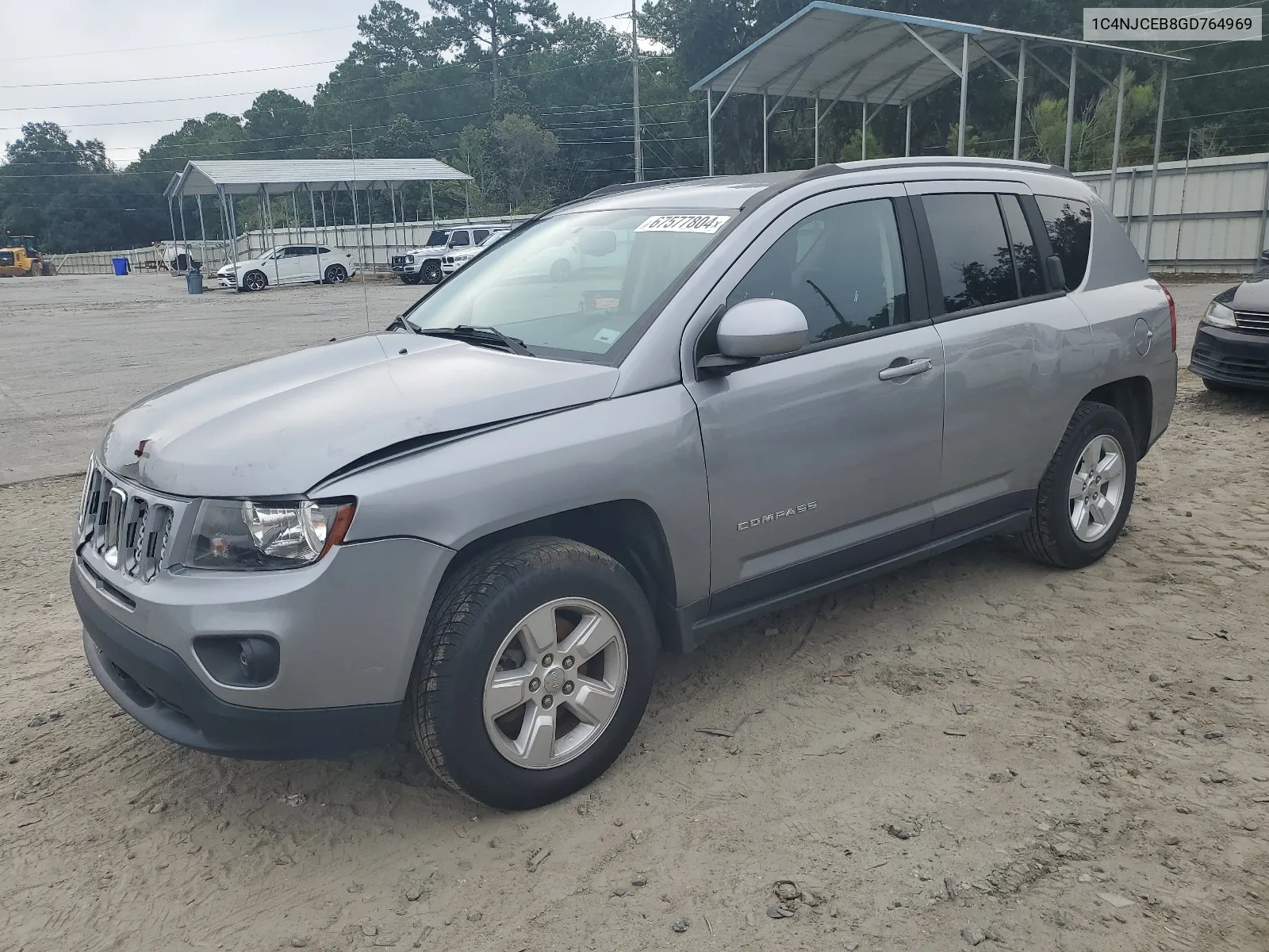 2016 Jeep Compass Latitude VIN: 1C4NJCEB8GD764969 Lot: 67577804