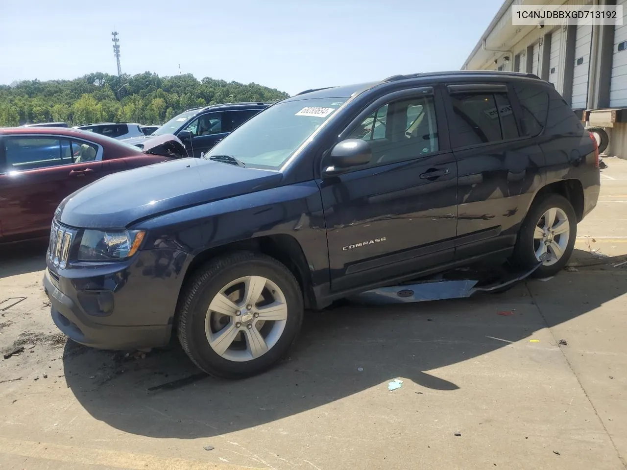 2016 Jeep Compass Sport VIN: 1C4NJDBBXGD713192 Lot: 68289684