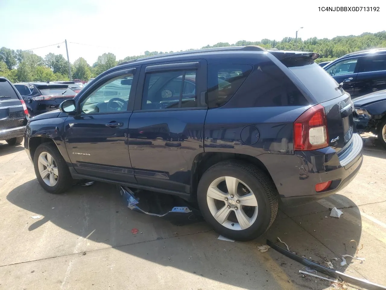 2016 Jeep Compass Sport VIN: 1C4NJDBBXGD713192 Lot: 68289684