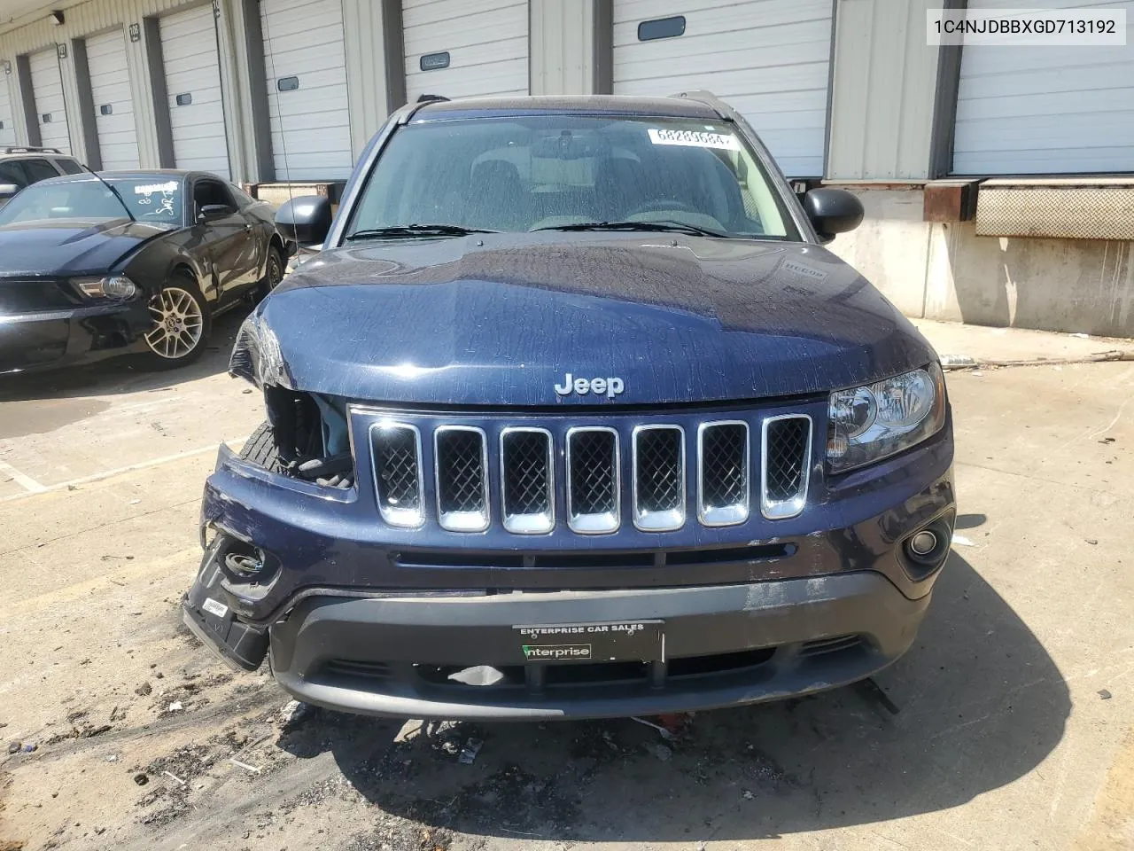 2016 Jeep Compass Sport VIN: 1C4NJDBBXGD713192 Lot: 68289684