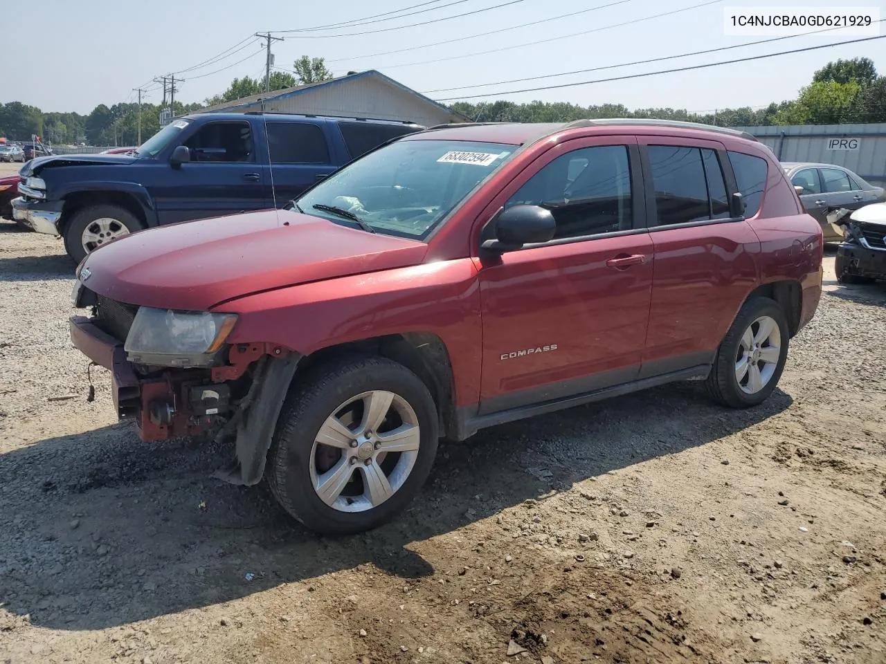 1C4NJCBA0GD621929 2016 Jeep Compass Sport