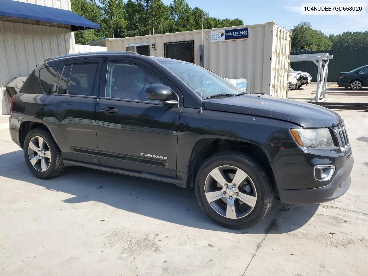 2016 Jeep Compass Latitude VIN: 1C4NJDEB7GD658020 Lot: 68507504