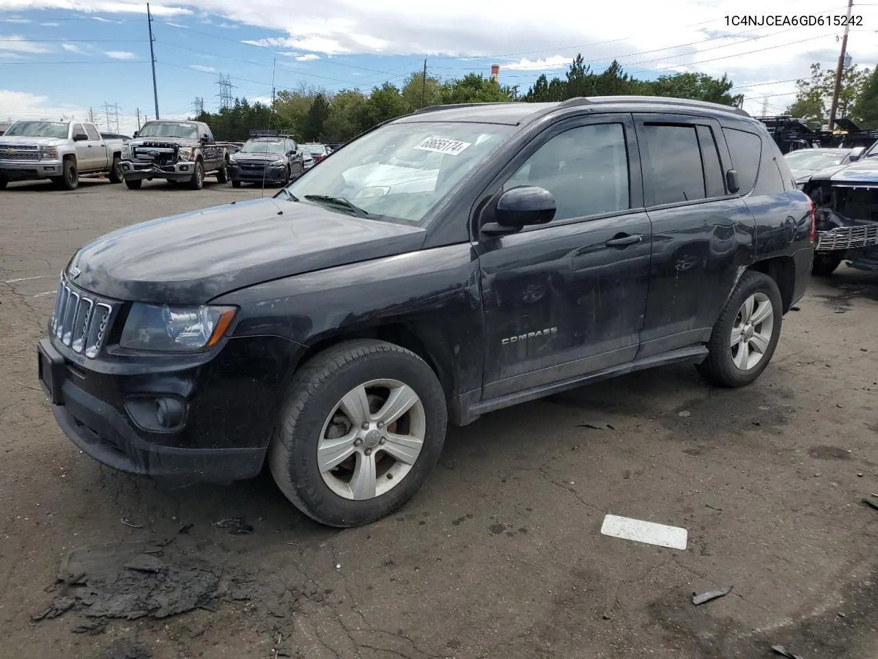 1C4NJCEA6GD615242 2016 Jeep Compass Latitude