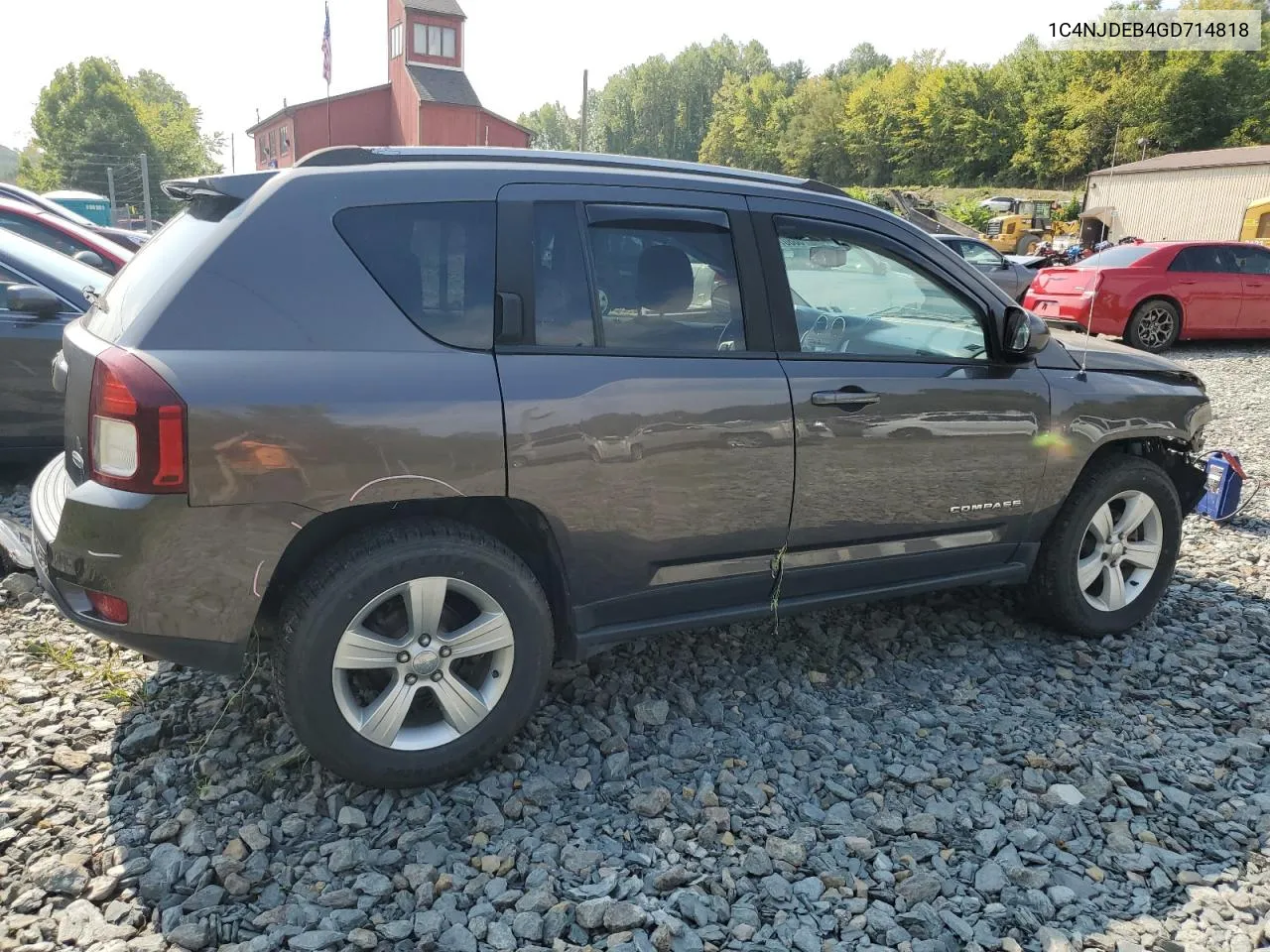 2016 Jeep Compass Latitude VIN: 1C4NJDEB4GD714818 Lot: 68807184