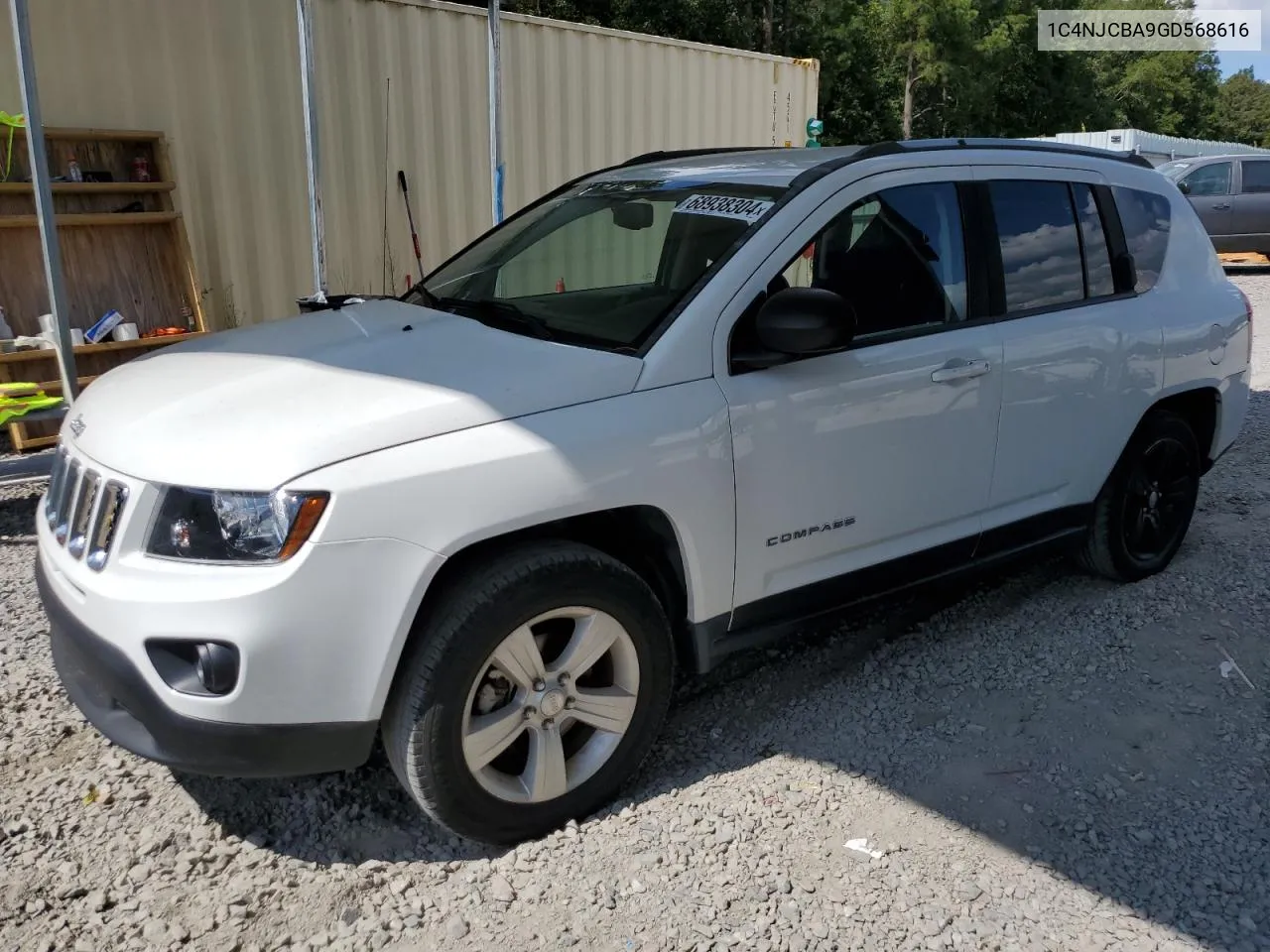 2016 Jeep Compass Sport VIN: 1C4NJCBA9GD568616 Lot: 68938304