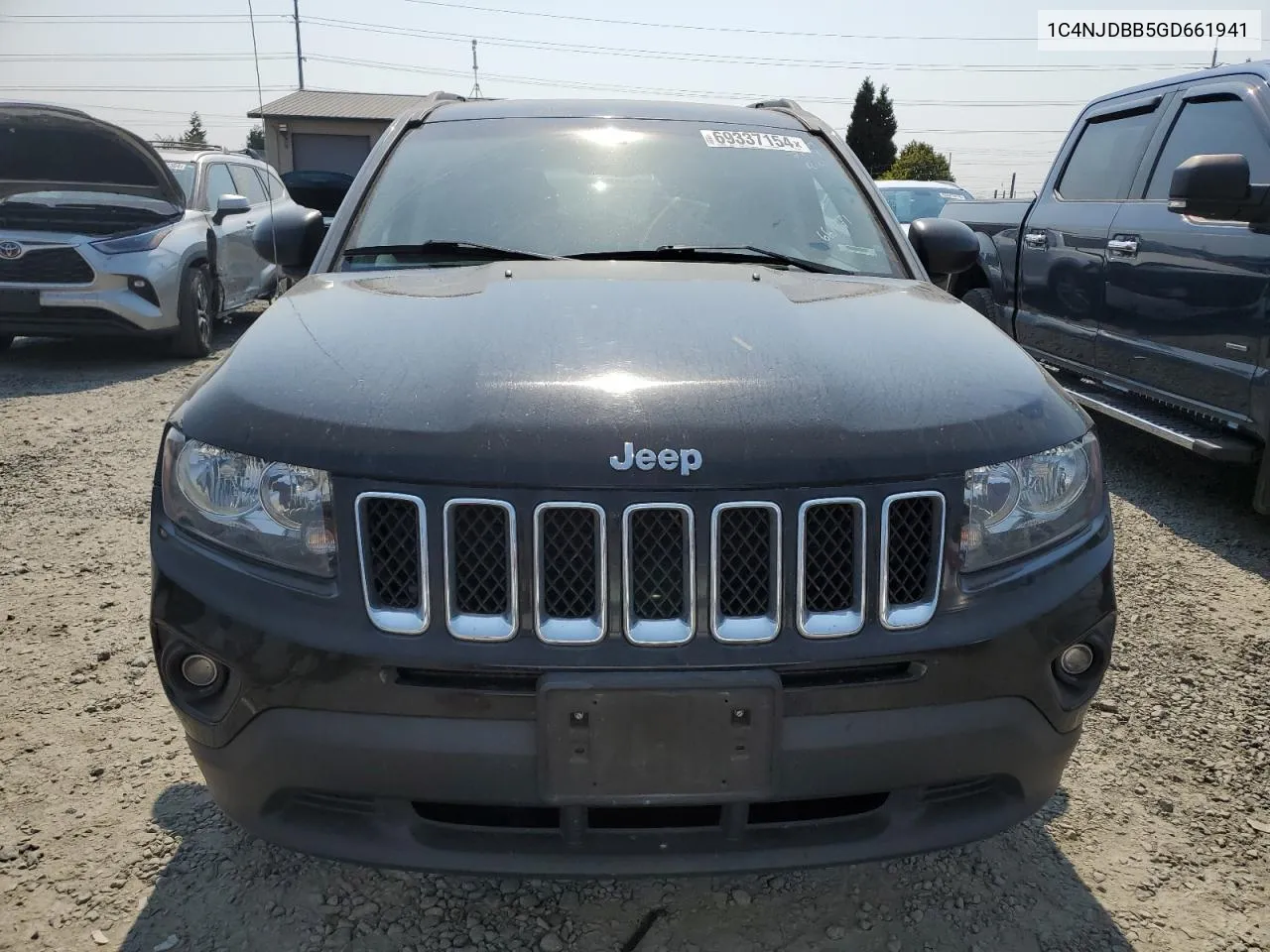 2016 Jeep Compass Sport VIN: 1C4NJDBB5GD661941 Lot: 69337154