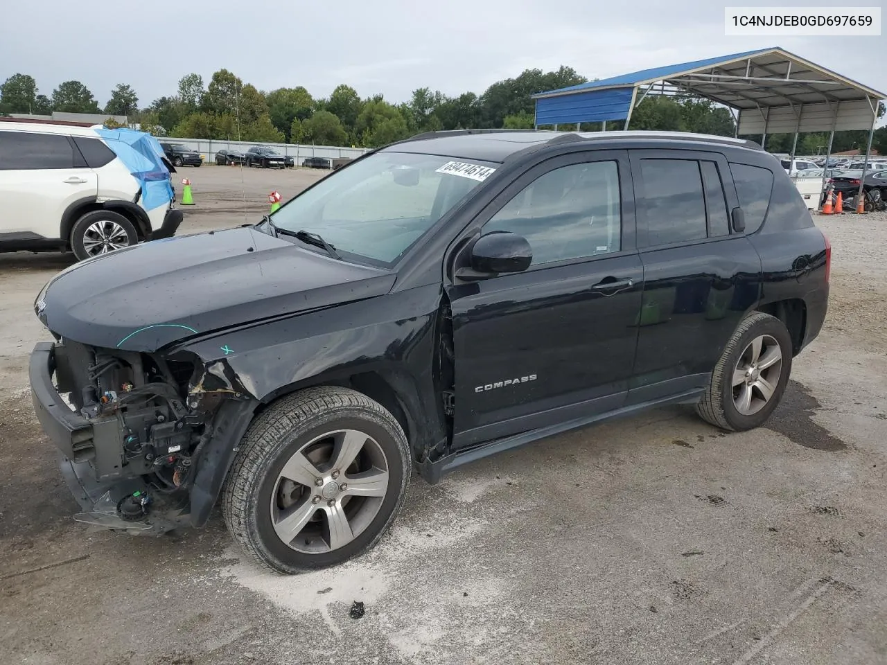 1C4NJDEB0GD697659 2016 Jeep Compass Latitude