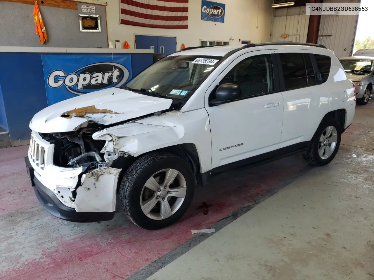 1C4NJDBB2GD638553 2016 Jeep Compass Sport