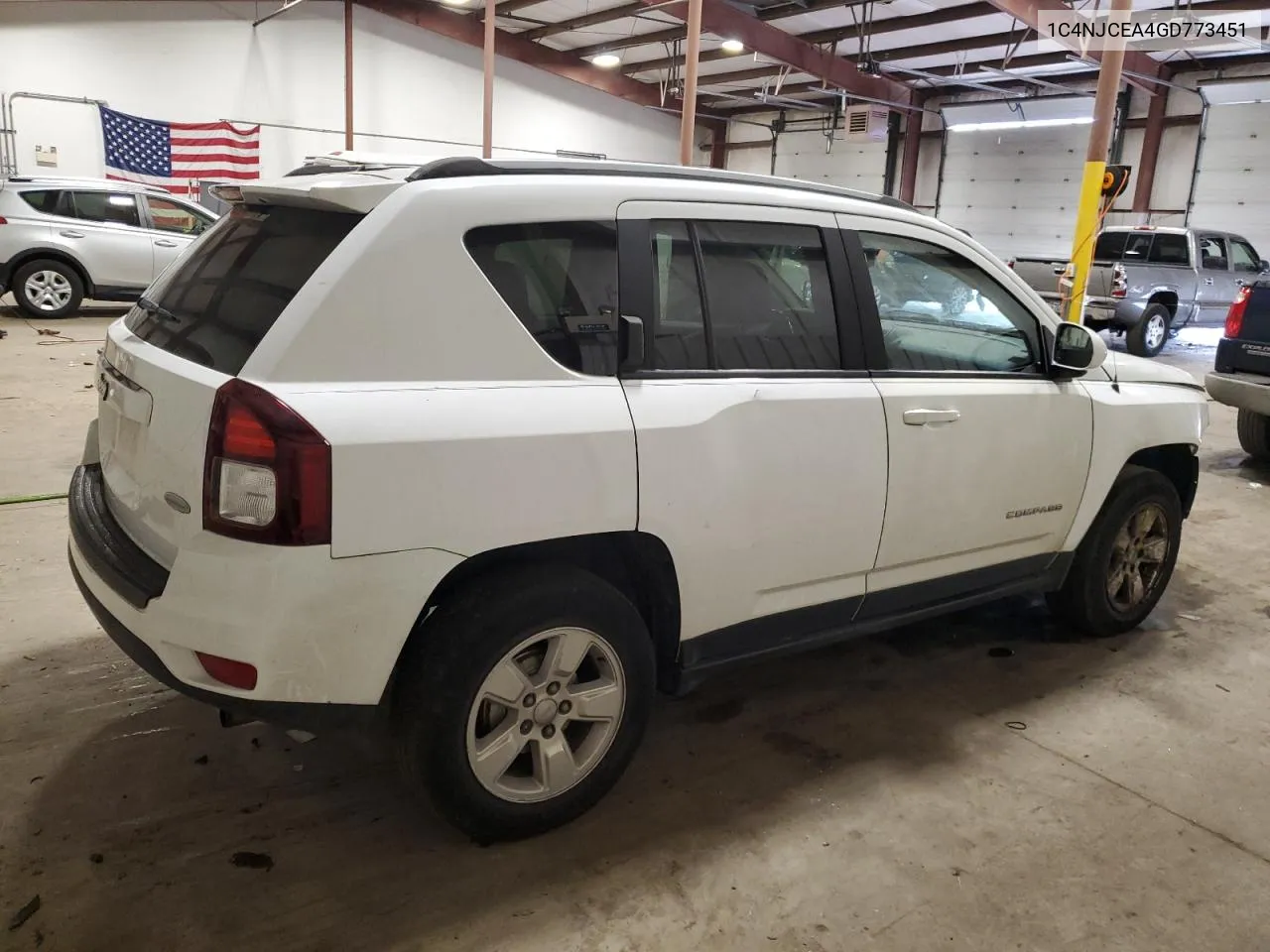 2016 Jeep Compass Latitude VIN: 1C4NJCEA4GD773451 Lot: 70214144