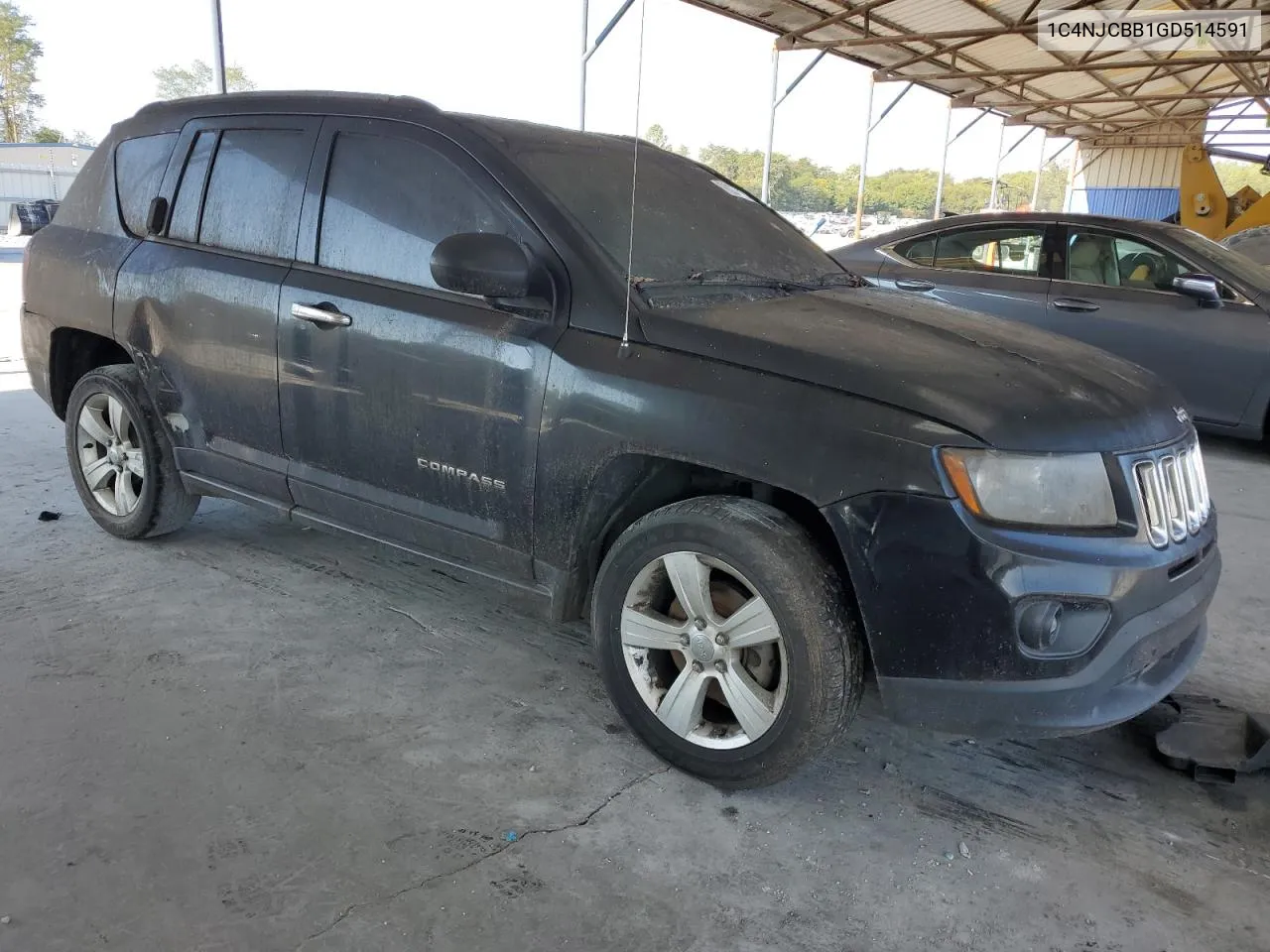 2016 Jeep Compass Sport VIN: 1C4NJCBB1GD514591 Lot: 70235814