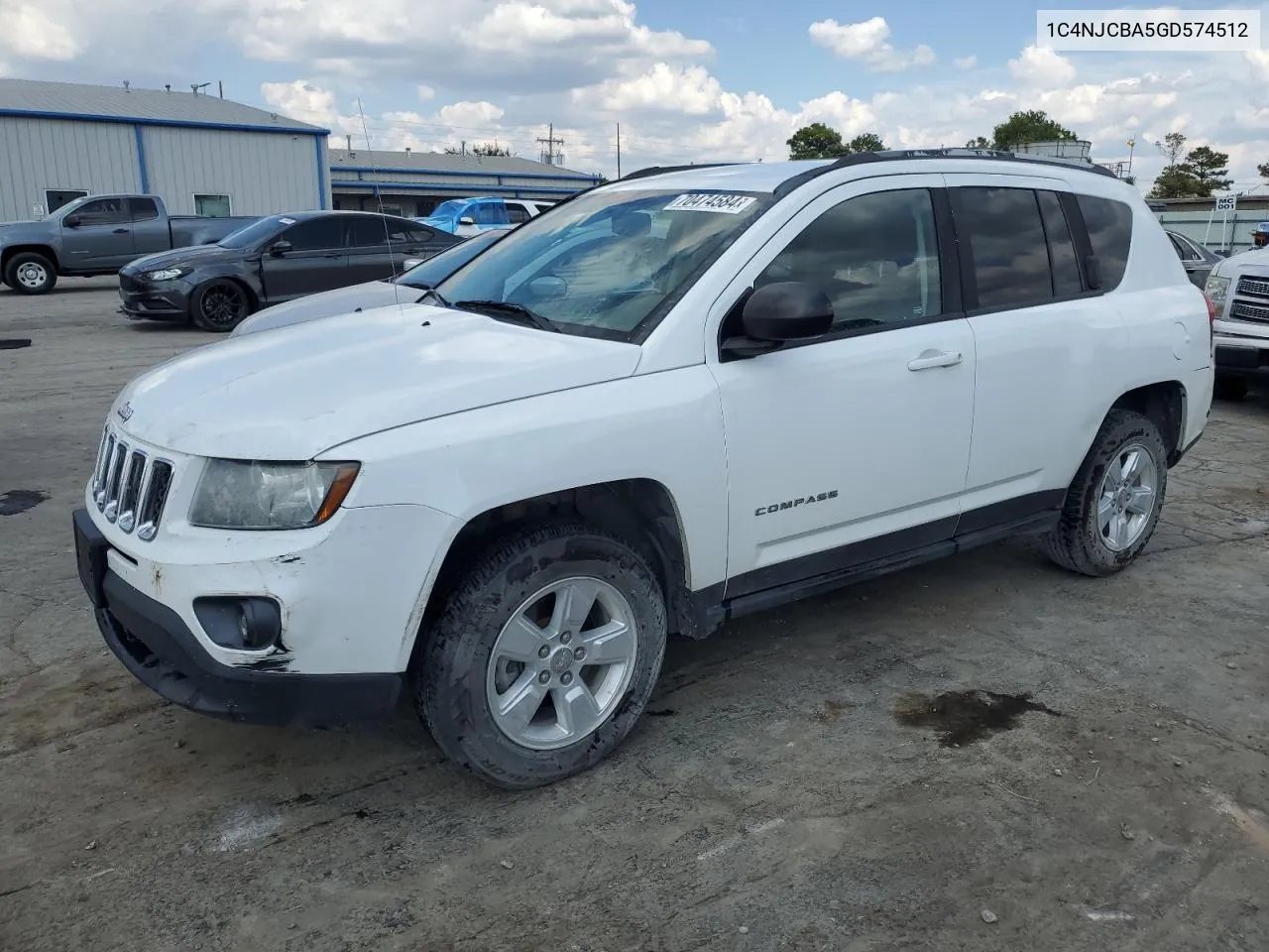 1C4NJCBA5GD574512 2016 Jeep Compass Sport