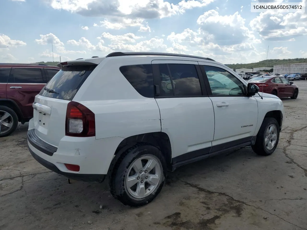 2016 Jeep Compass Sport VIN: 1C4NJCBA5GD574512 Lot: 70474584