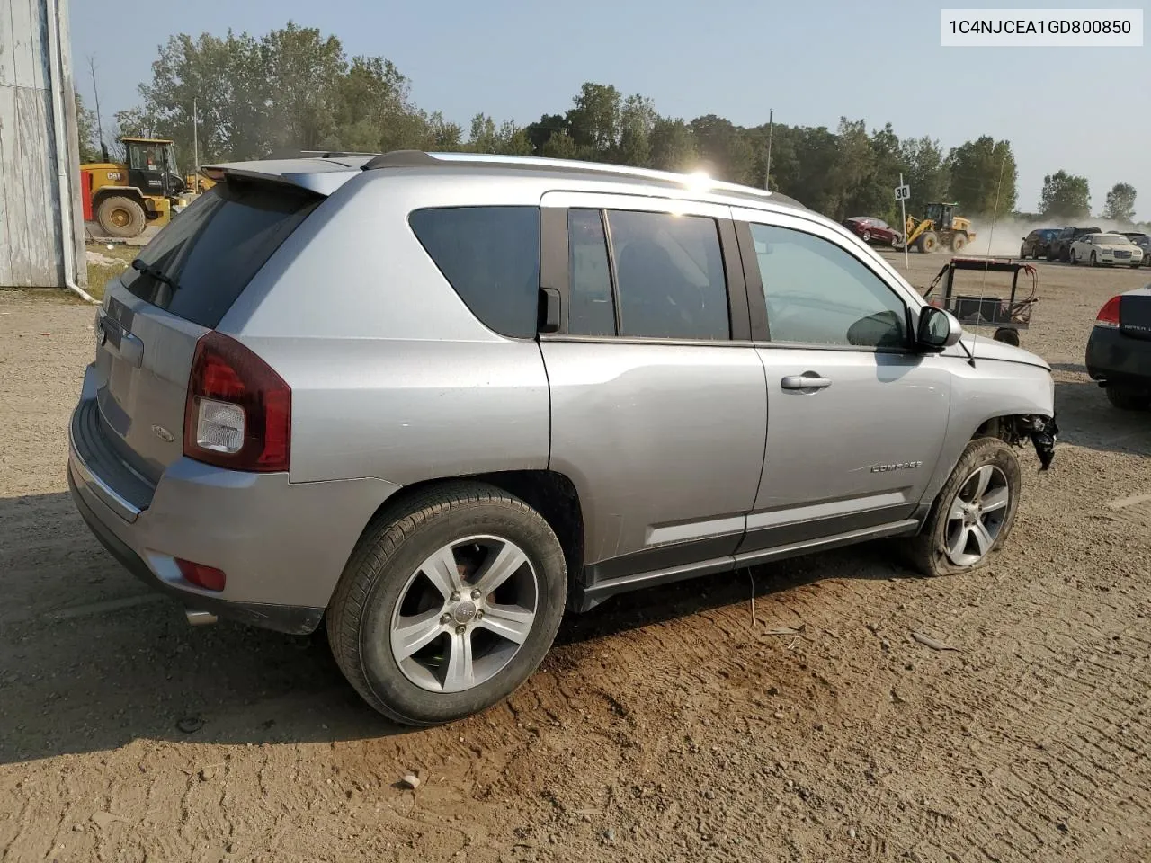 2016 Jeep Compass Latitude VIN: 1C4NJCEA1GD800850 Lot: 71075274