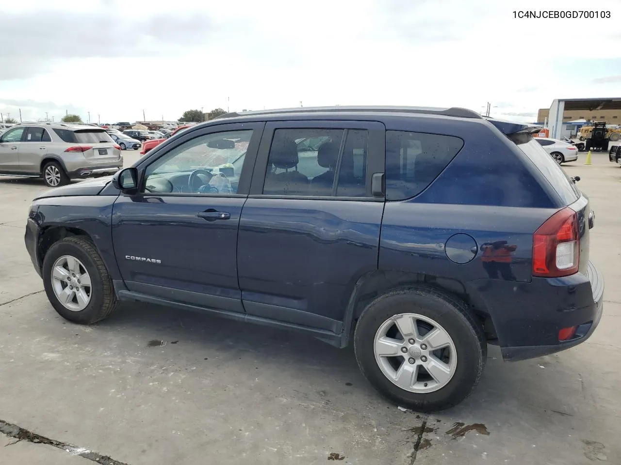 2016 Jeep Compass Latitude VIN: 1C4NJCEB0GD700103 Lot: 71166764