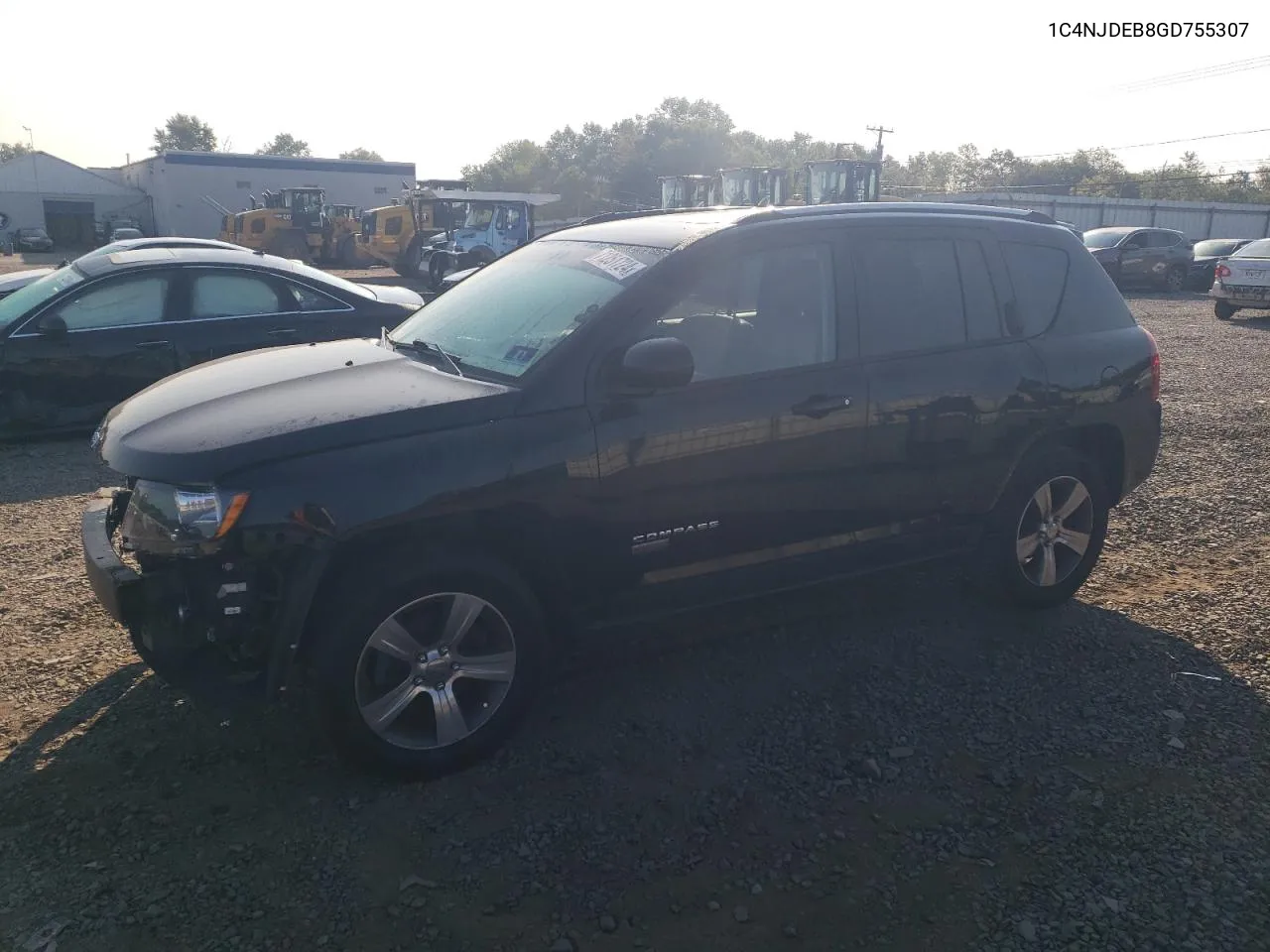 2016 Jeep Compass Latitude VIN: 1C4NJDEB8GD755307 Lot: 71251724