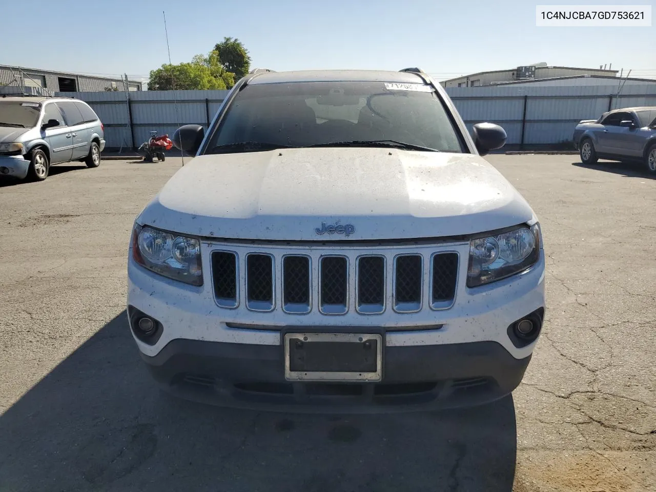 2016 Jeep Compass Sport VIN: 1C4NJCBA7GD753621 Lot: 71268194