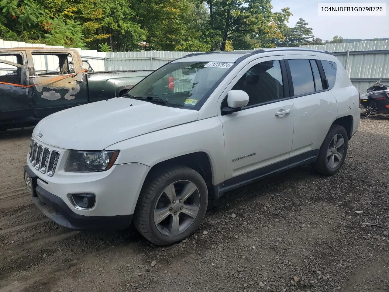 1C4NJDEB1GD798726 2016 Jeep Compass Latitude