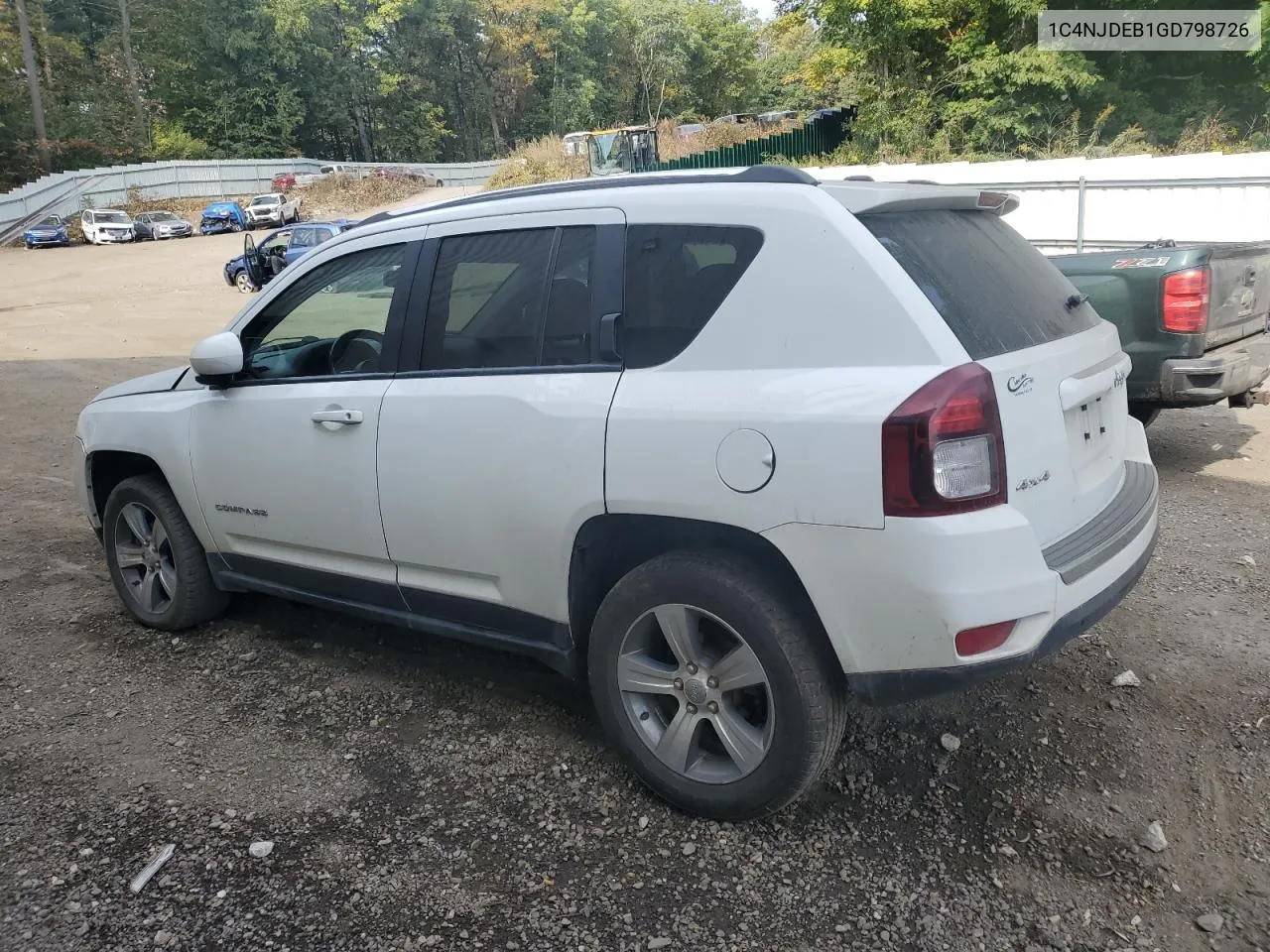 2016 Jeep Compass Latitude VIN: 1C4NJDEB1GD798726 Lot: 71270574