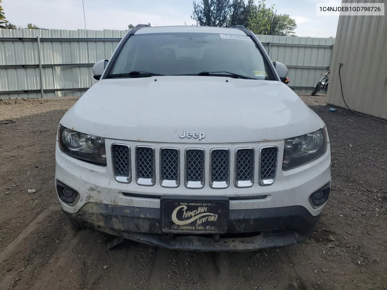 1C4NJDEB1GD798726 2016 Jeep Compass Latitude