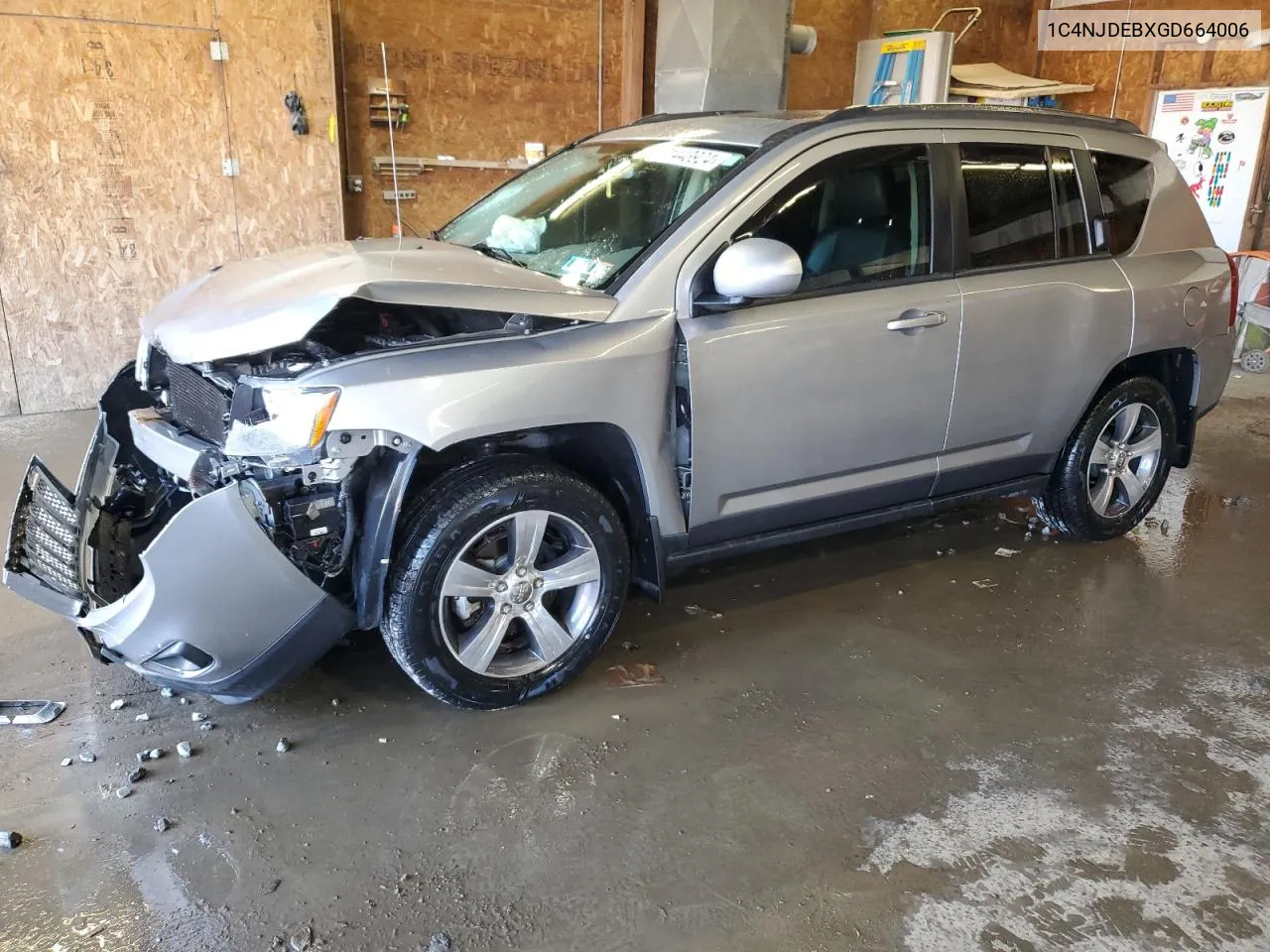 1C4NJDEBXGD664006 2016 Jeep Compass Latitude