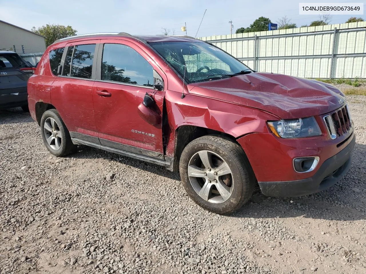 1C4NJDEB9GD673649 2016 Jeep Compass Latitude