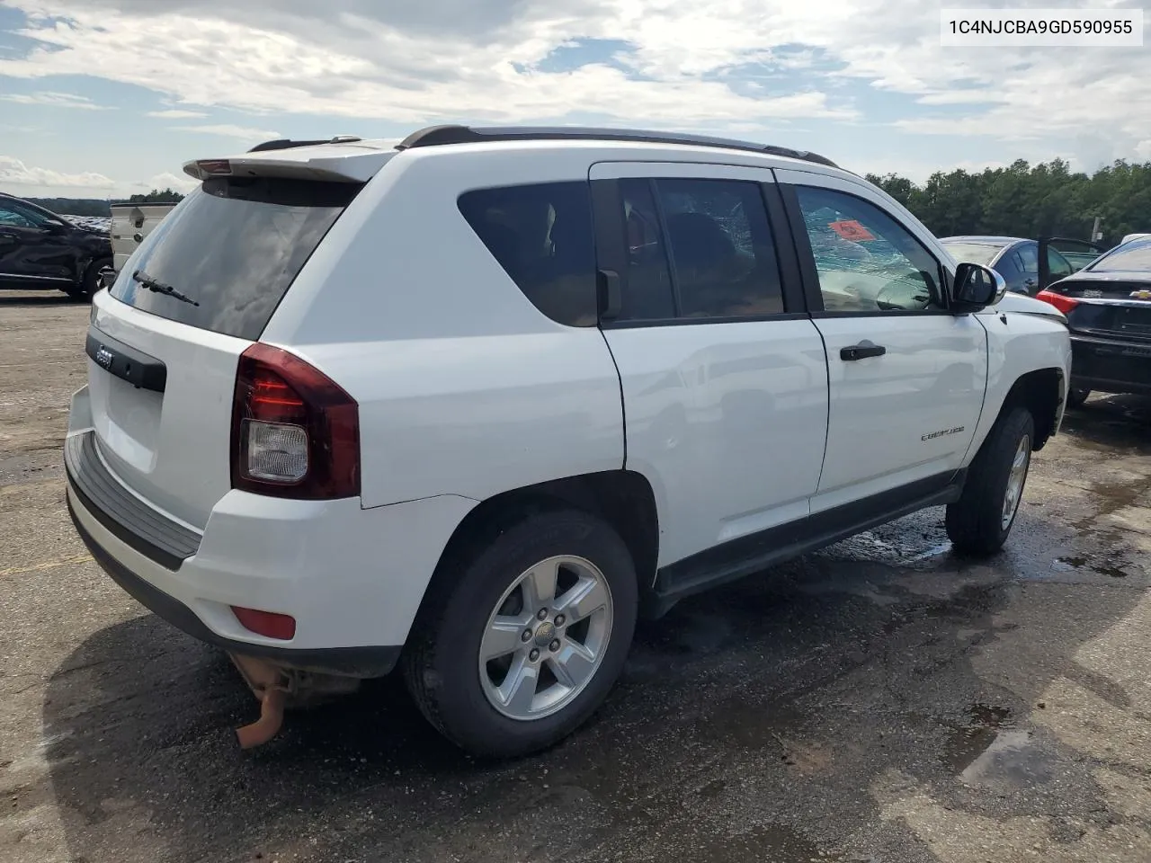 2016 Jeep Compass Sport VIN: 1C4NJCBA9GD590955 Lot: 71646874