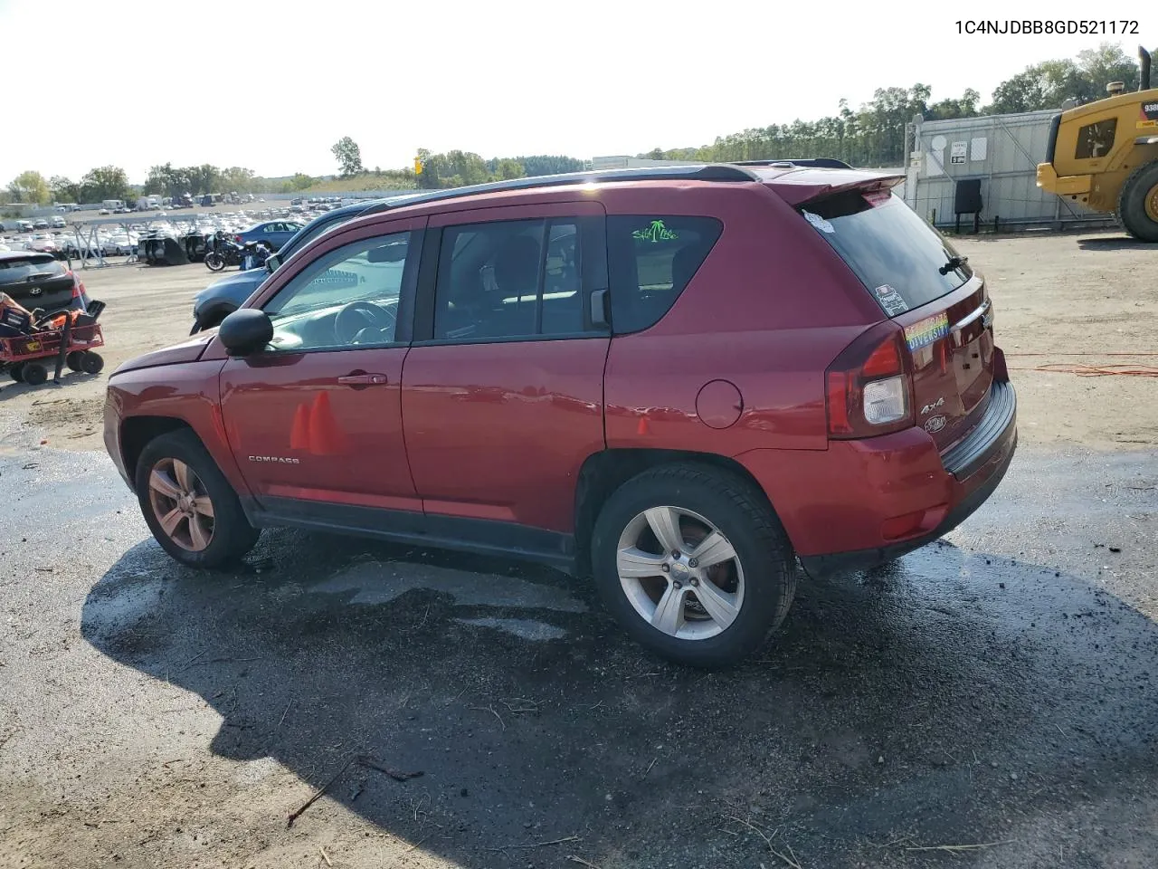 2016 Jeep Compass Sport VIN: 1C4NJDBB8GD521172 Lot: 71675744