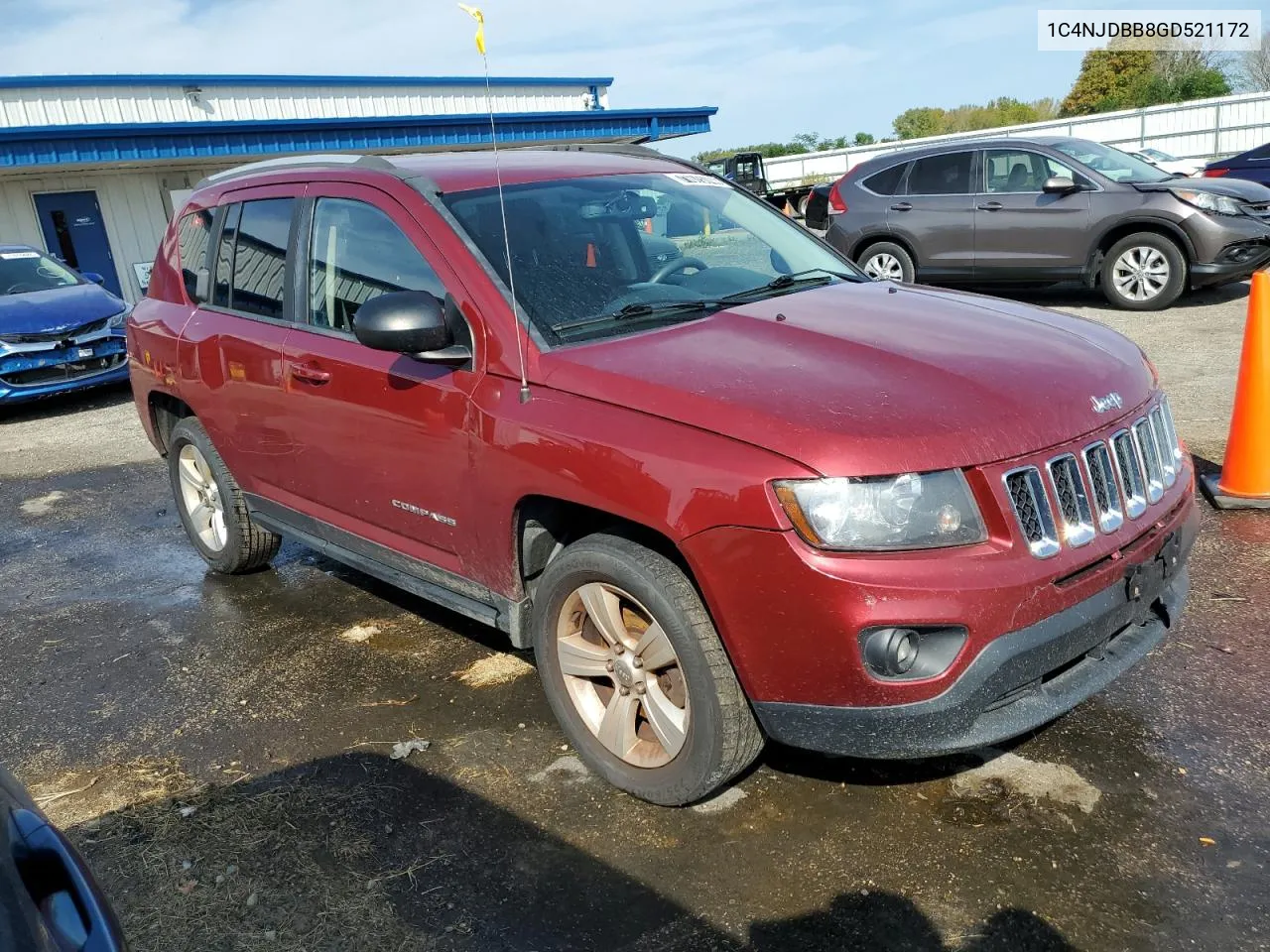 1C4NJDBB8GD521172 2016 Jeep Compass Sport